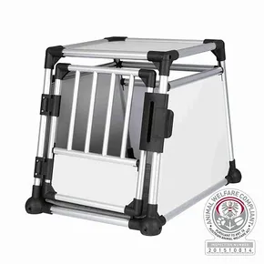 Klatka transportowa - rama aluminiowa, panele stałe 55x62x78 cm